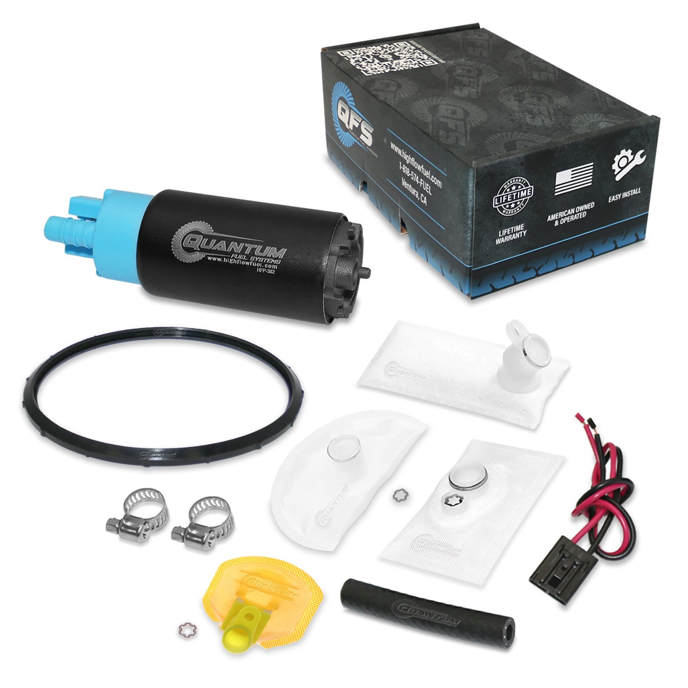 #5PS-13907-02-00 QFS EFI Fuel Pump +Tank Seal +Strainer for 05-10 YAMAHA TDM900A