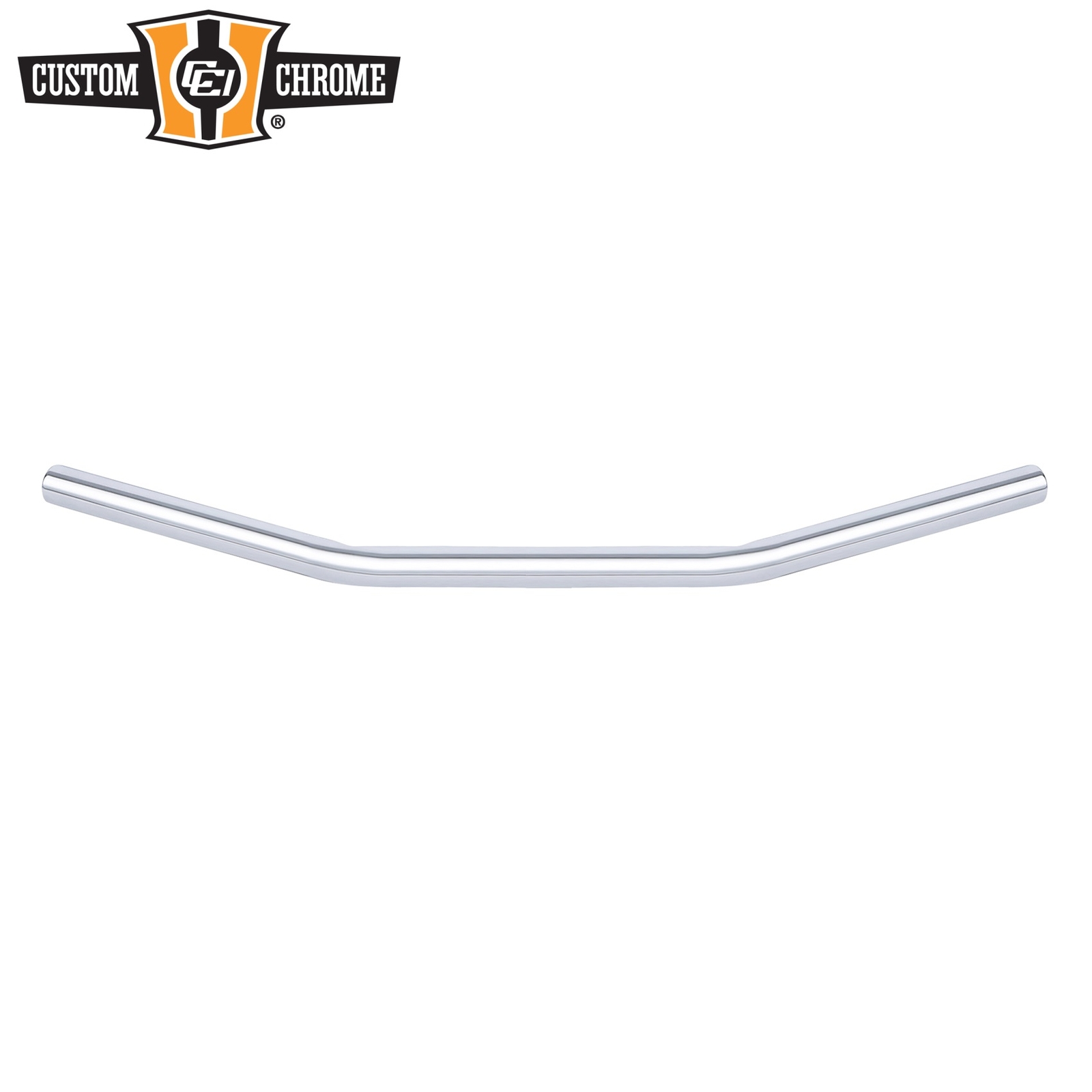 Chrome 1” Steel 24″ Wide Low Handlebars For Harley Dyna Softail Sportster
