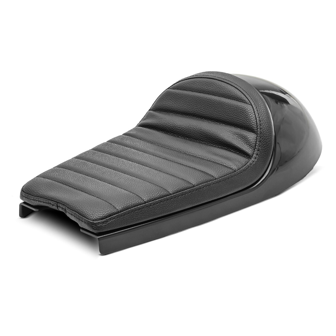 Seat with hump for Cafe Racer Vintage Scrambler Rebuilds Craftride HP3 black