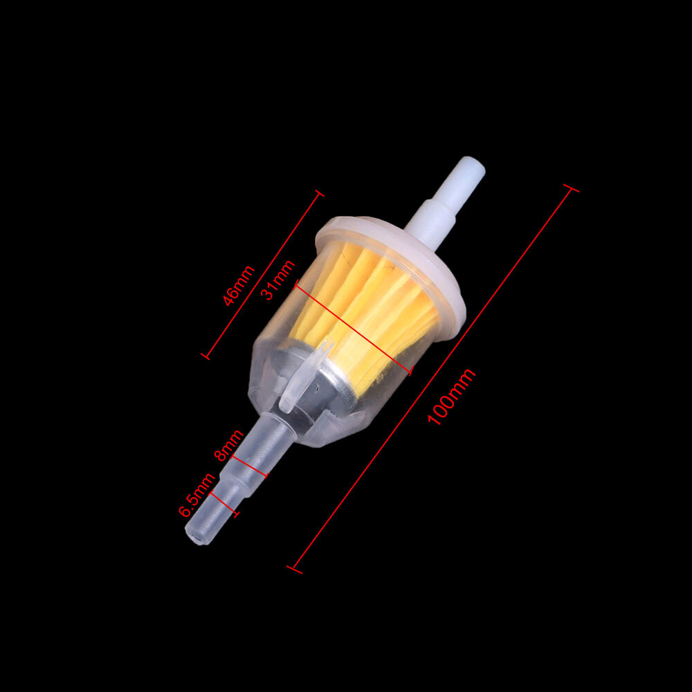 Universal 6.8mm/8mm Engines Gasoline Gas Fuel Filter Oil Cup Motorcycle Parts