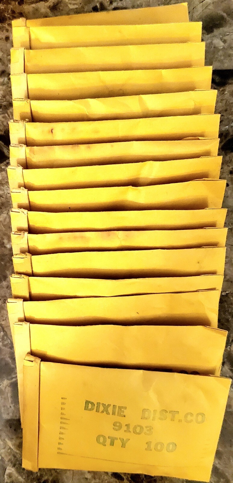 NOS One 1 Bag of 100 Dixie Dist Co Harley Davidson Roller Bearing 9103 (B01).