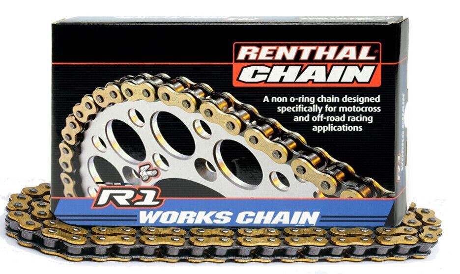 Renthal R1 Works MX Chain 420 428 or 520 C125 C126 C128 C241 C246 C267 C272 C277