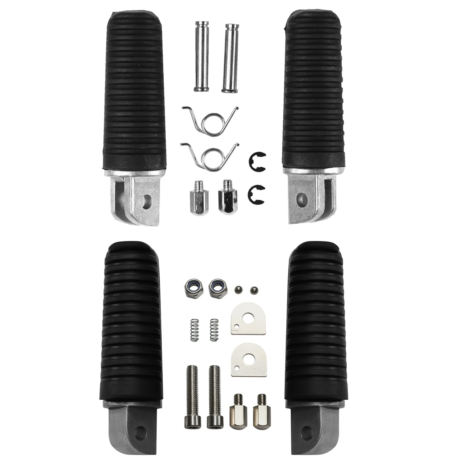 Driver Passenger Footrest Foot Pegs Fit For Yamaha FZ1 2001-2013 FZ6R 2009-2013