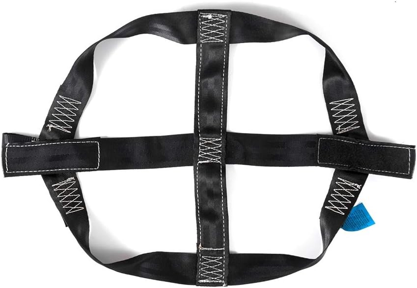 Motorcycle Rear Wheel Tie Down Strap BlackColor: Black