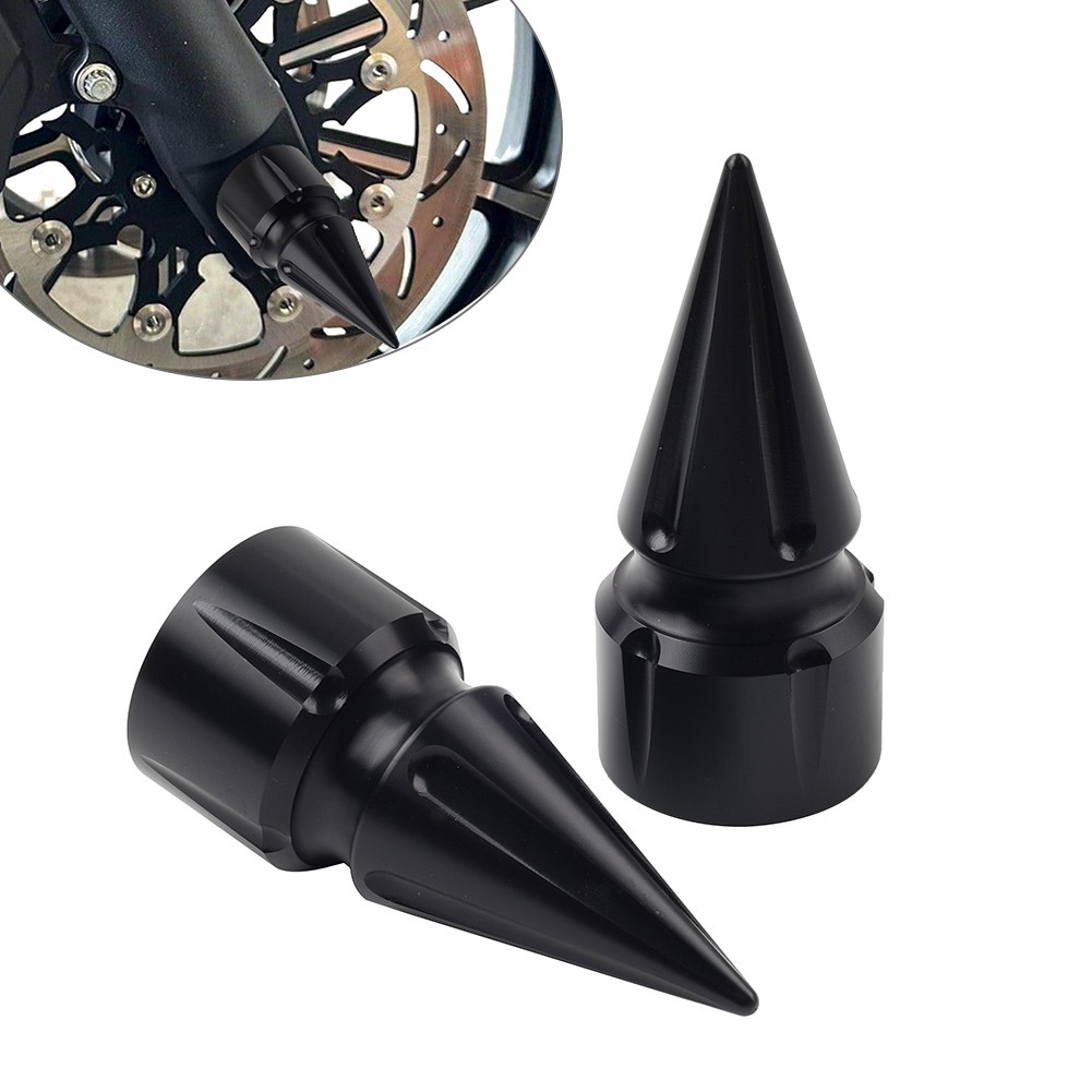 Front Axle Cap Nut Cover 3.6″ Inch Fits Harley Softail 07+ Dyna 08+ Street Glide
