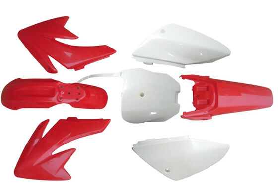 Red Plastics Fender Kit + Seat + Fuel Tank For Honda CRF70 XR70 CRF 70 Pit Bike