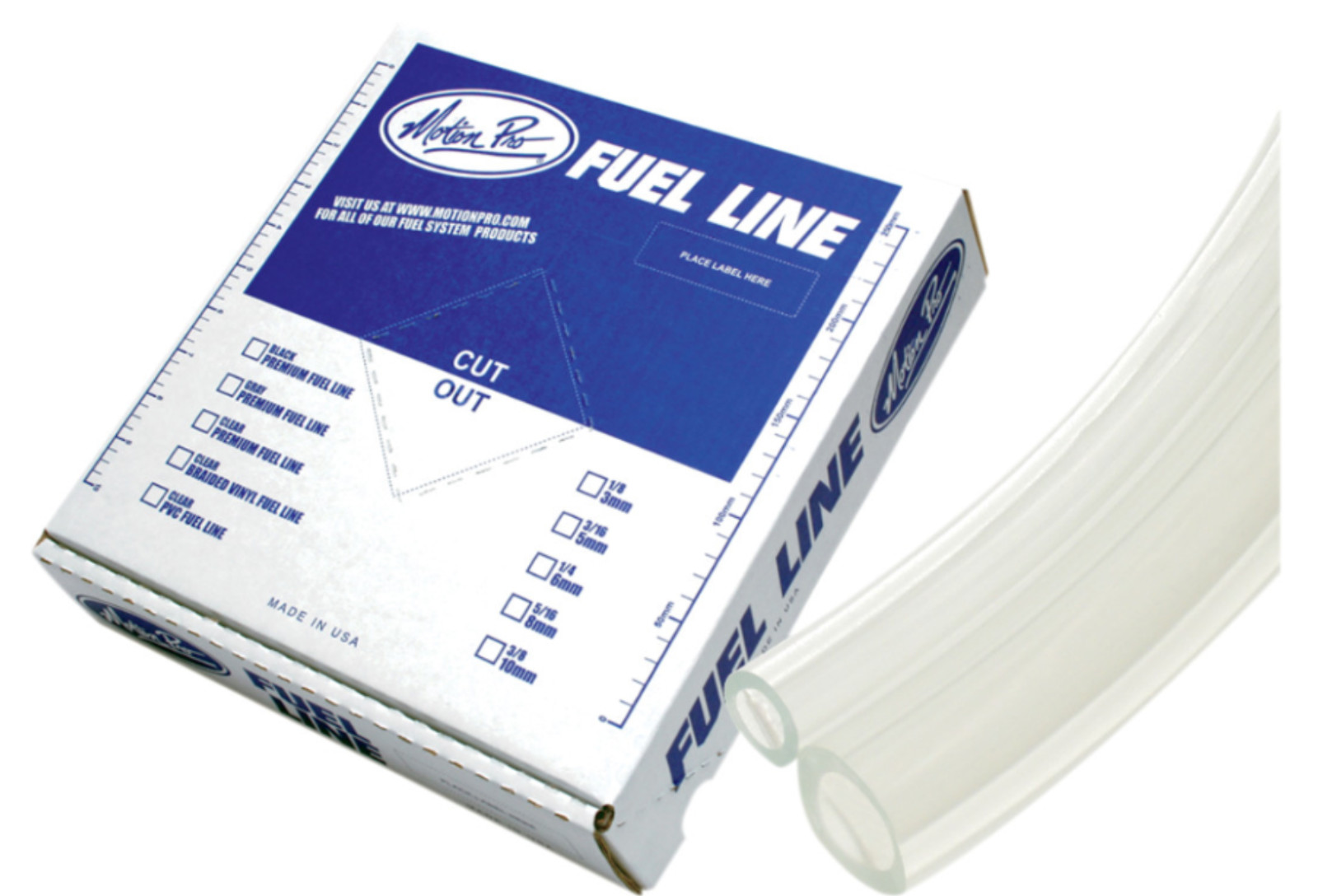 Motion Pro – 12-0043 – Premium Fuel Line, 3/16in. ID x 5/16in. OD – 25ft. Length