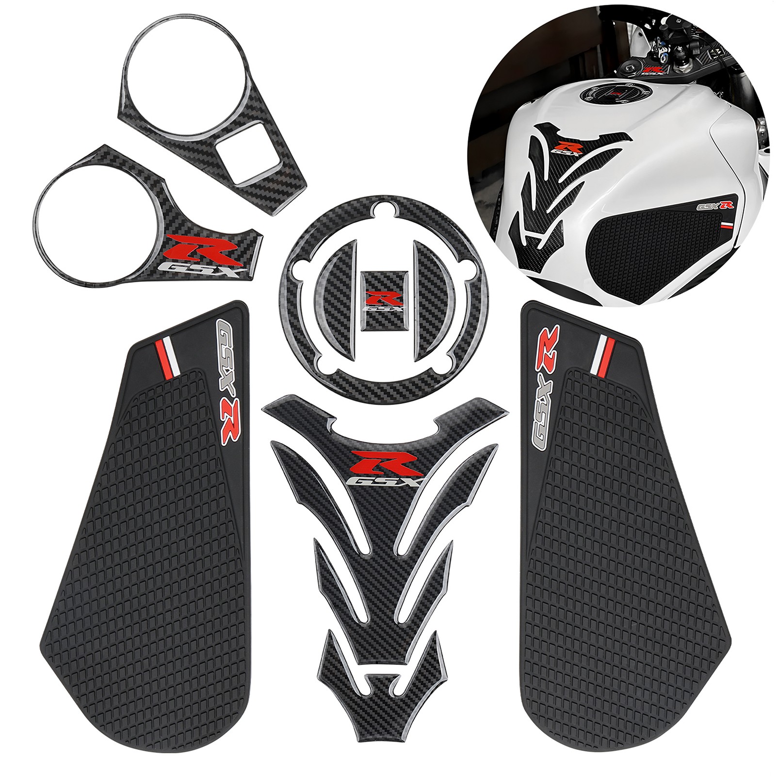 Motorcycle Fuel Tank Pad Protector Sticker For Suzuki GSXR600 GSXR750 GSXR1000