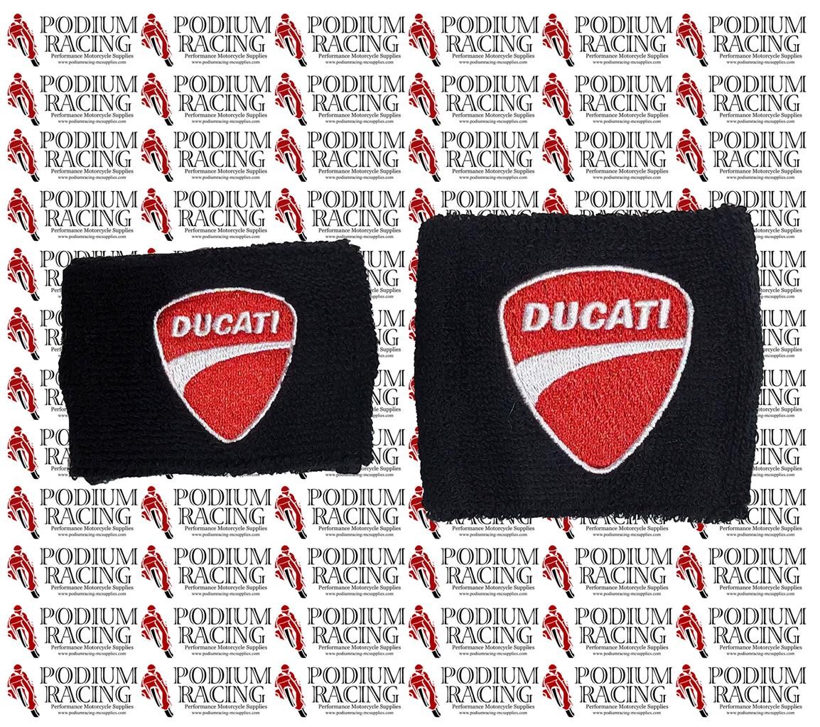 DUCATI BRAKE & RESERVOIR COVERS SOCKS BLACK SWOOSH LARGE – BRAKE SMALL – CLUTCH