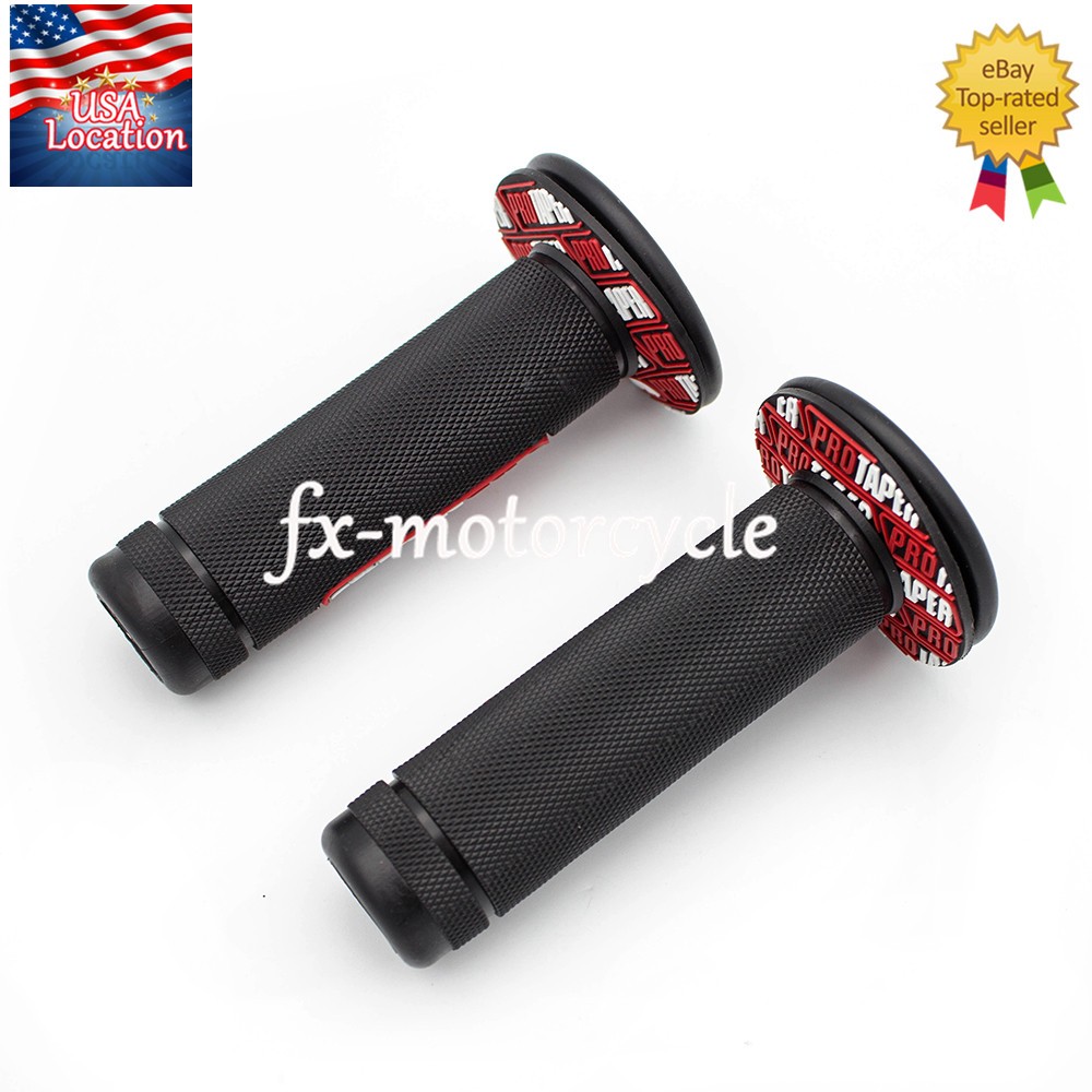 For Honda CRF250F 2019-2023 Red Clutch Brake Levers & Grips Handle Dirtbike Set