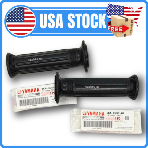 Yamaha Vintage Handle Grips DT RD RT TT XS XT RD400 JT1 RT1 Pair RL NEW Genuine