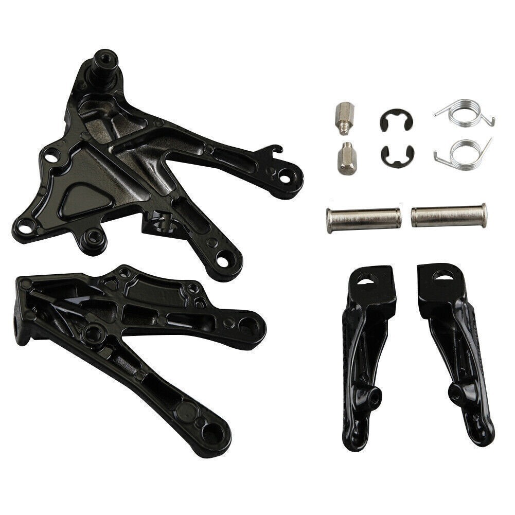 For Kawasaki 2006-2010 Ninja ZX10R Aluminum Front Rider Driver Footpeg Footrest
