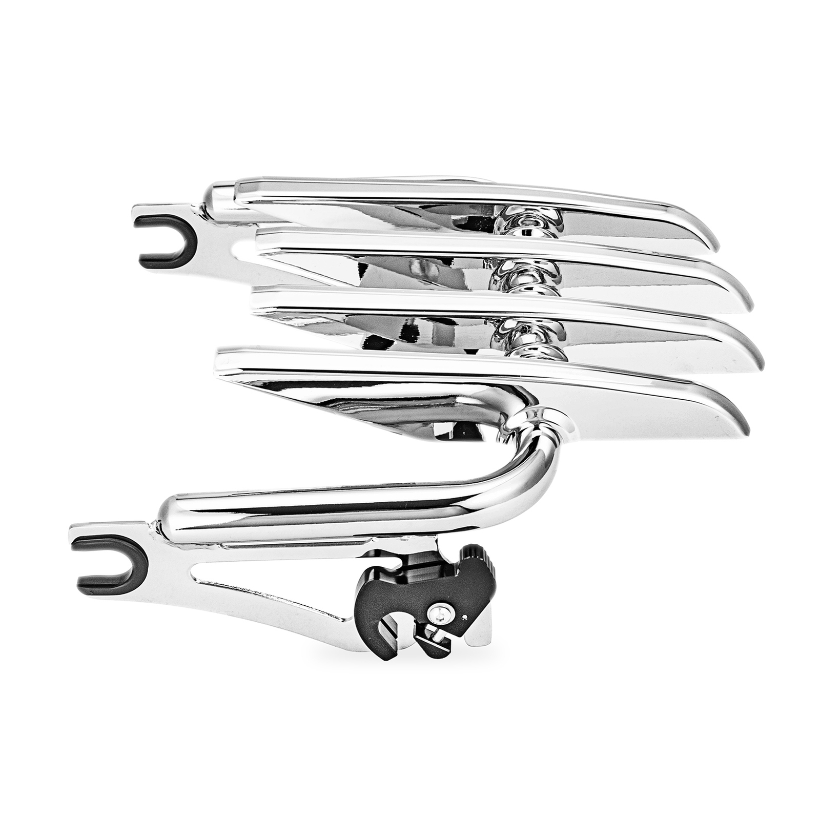 Chrome Finish Stealth Luggage Rack Mount For Harley Street Road Glide 2009-2026