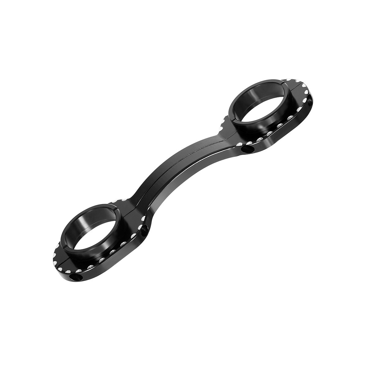US Black CNC Front Fork Brace Stabilizer Holder For 2008-2025 Kawasaki KLR650