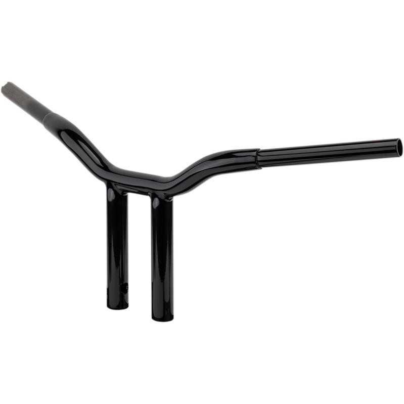La Choppers LA-7337-08B 1-1/4in. Straight Risers for Welded Kage Fighter T-Bars