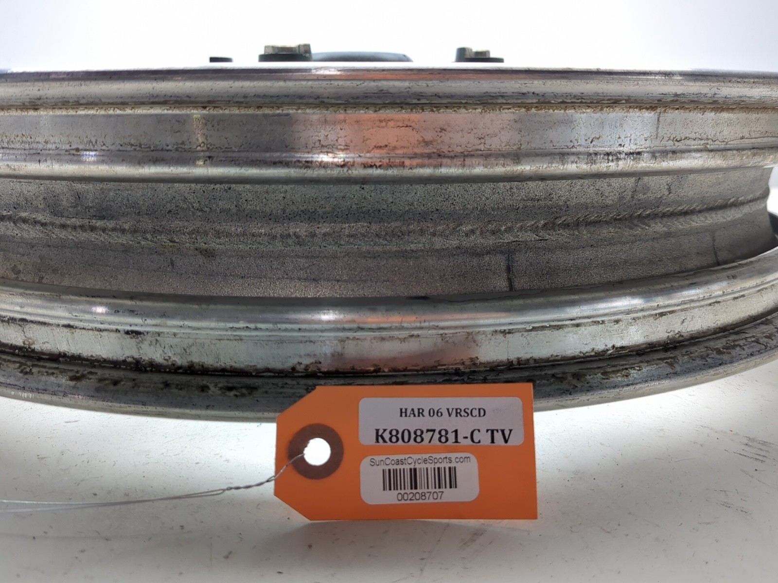 06-08 Harley Night Rod VRSCD Front Wheel Rim STRAIGHT 19X3.00