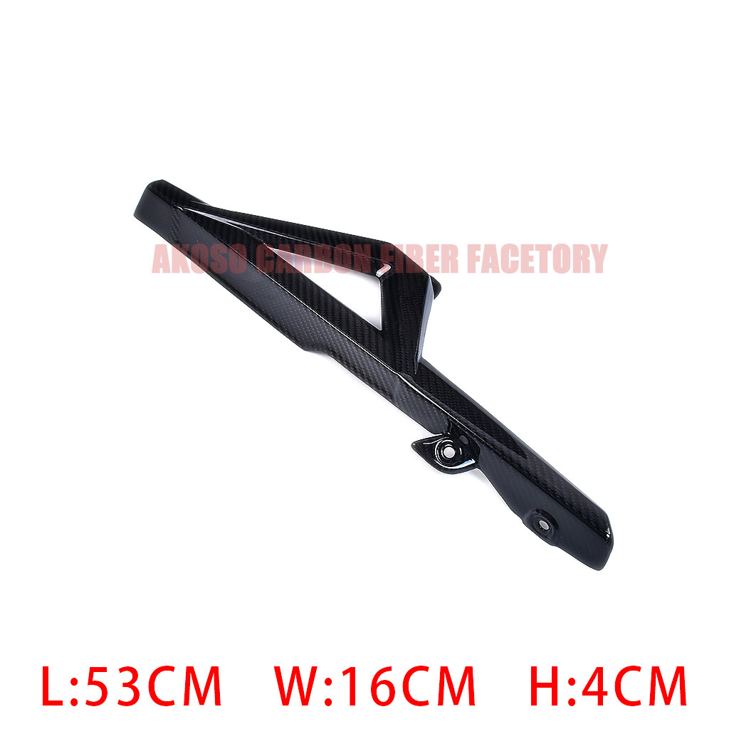 For RSV4 / TuonoV4 2021-2025 Carbon Fiber Rear Upper Chain Guard Cover Fairing