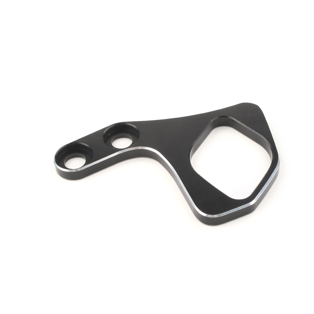 1PC For Scrambler CNC Motorcycle Ignition Key Relocation Bracket Black and White