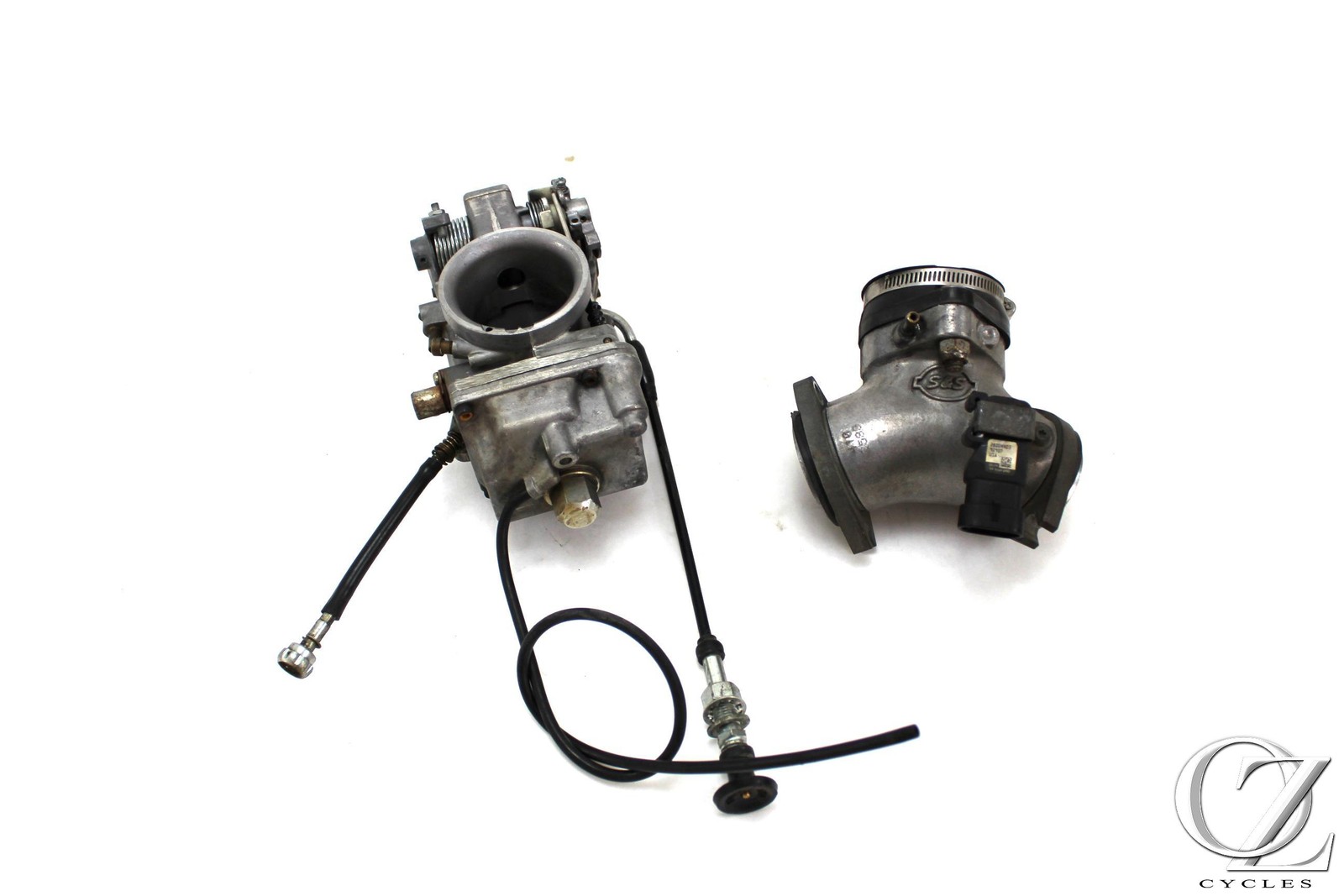 2002 02 Harley Road King FLHR Mikuni HSR 48mm SoothBore Carb Carburertor