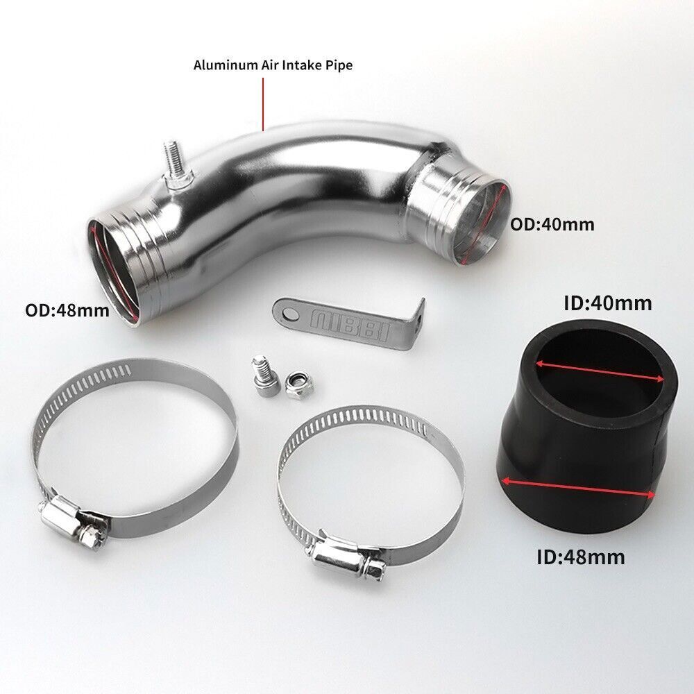 NIBBI 1.6″ Air Intake Manifold Kit+Filter GY6 125cc-232cc 152QMI 157QMJ Scooter