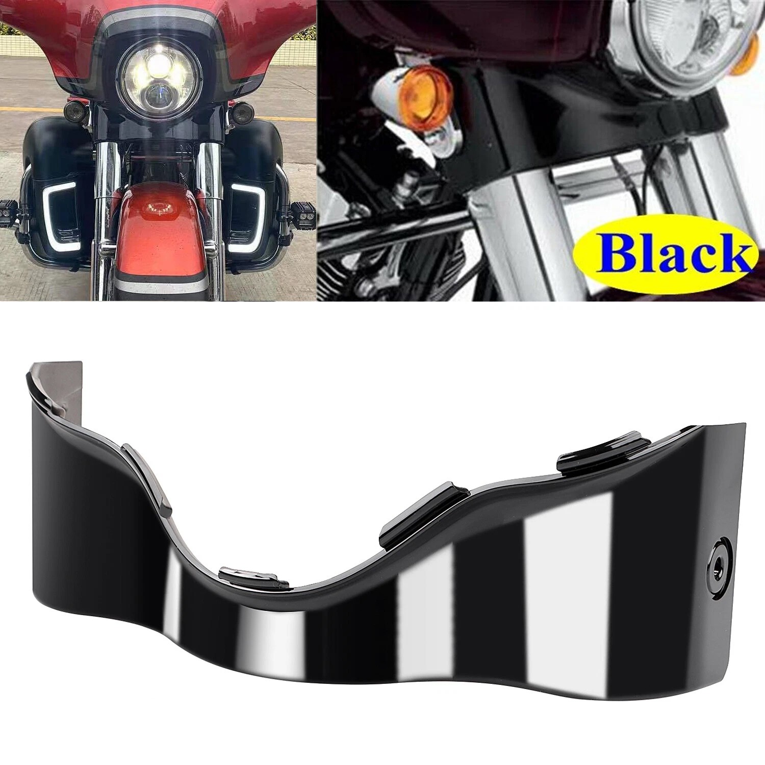 Outer Batwing Lower Trim Skirt Fairing For Harley Electra Street Glide Touring