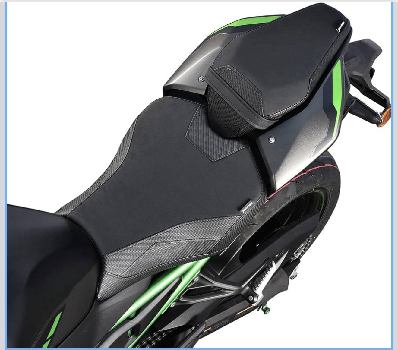 WOLFLINE Rider & Passenger Seat for Kawasaki Z900 2025-2026 Comfort Honeycomb
