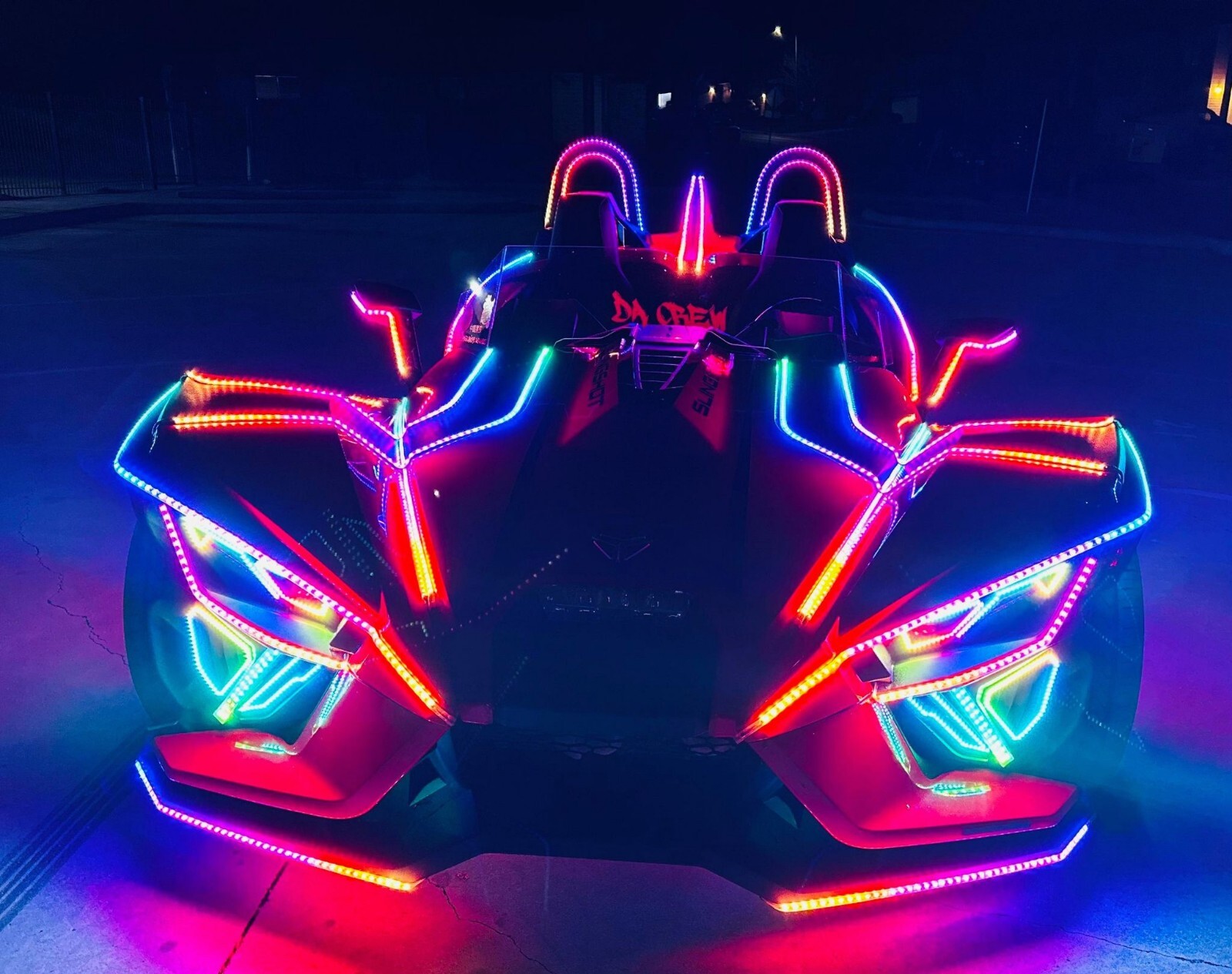 Triple Double Single Row White + RGB+ Dream Color CHASING Underglow Light Strips