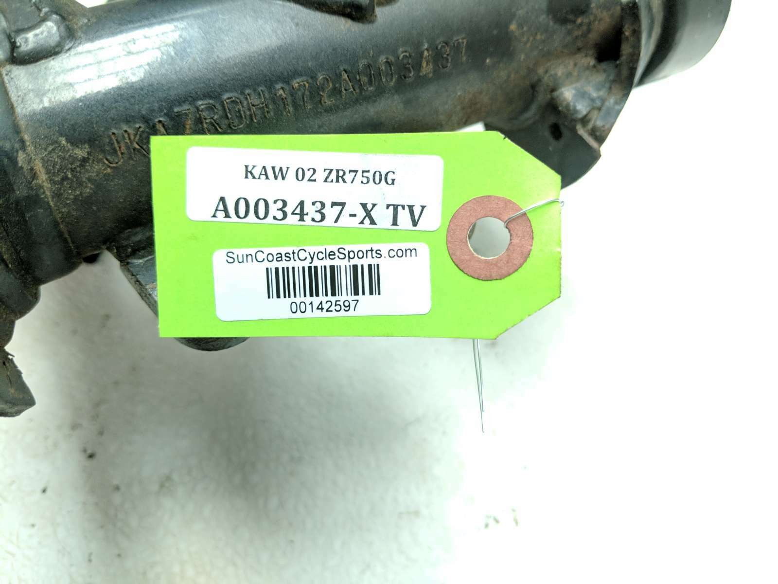 99-05 Kawasaki ZR750 ZR7S Main Frame Chassis STRAIGHT SLVG JKAZRDH172A003437