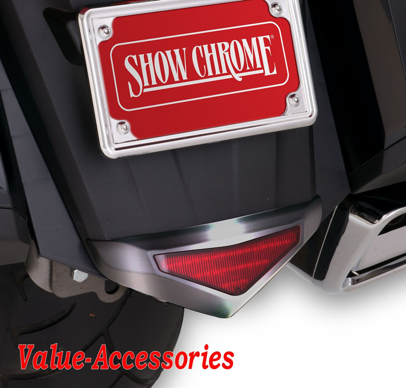 Show Chrome, Rear Fender Lower Trim LED, Honda GL1800 Gold Wing 2018+, 52-972