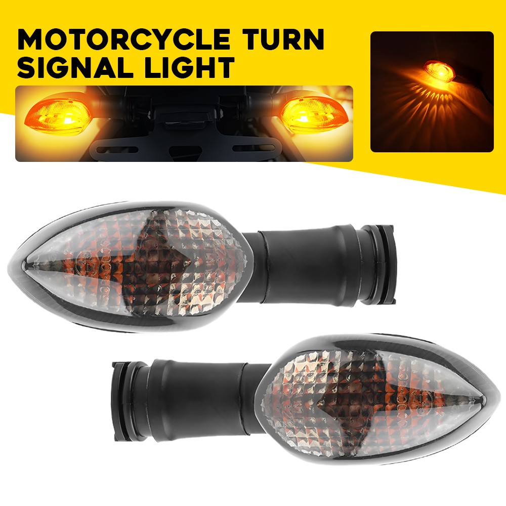 For 2015-2021 YAMAHA YZF R3 YZFR3 FRONT LEFT RIGHT TURN SIGNAL LIGHTS SMOKED