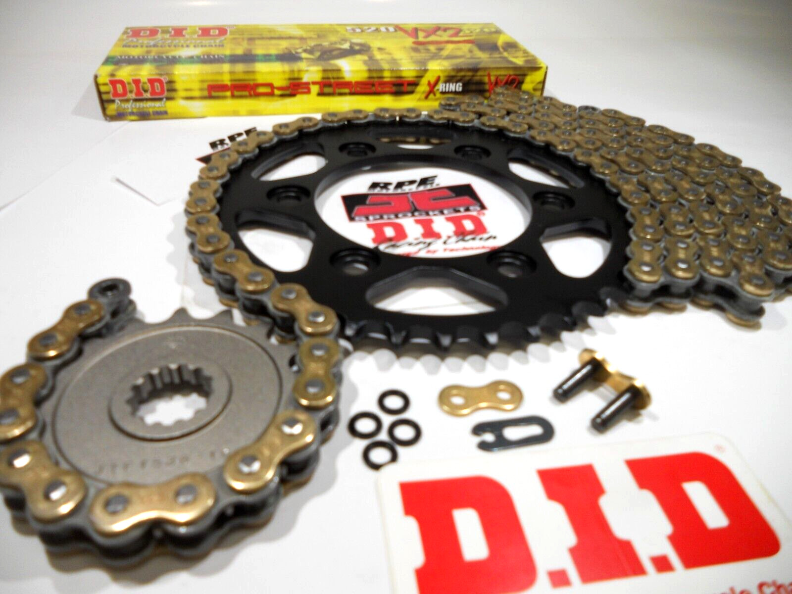 2020-2023 HONDA CRF1100 AFRICA TWIN DID 525 VX3 GOLD OEM CHAIN AND SPROCKETS KIT