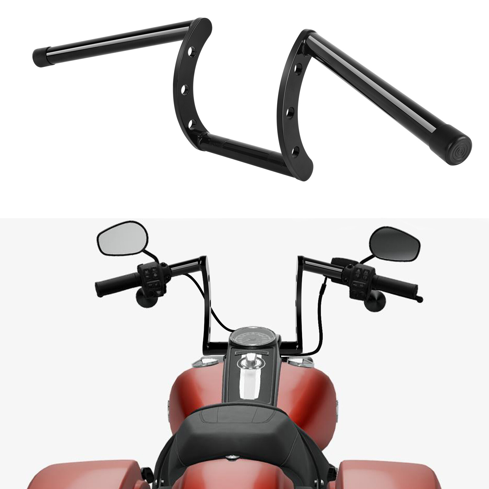 7/8″ 1″ Motorcycle Handlebar Drag Bar For Honda Shadow VLX 600 VT 750 800 1100
