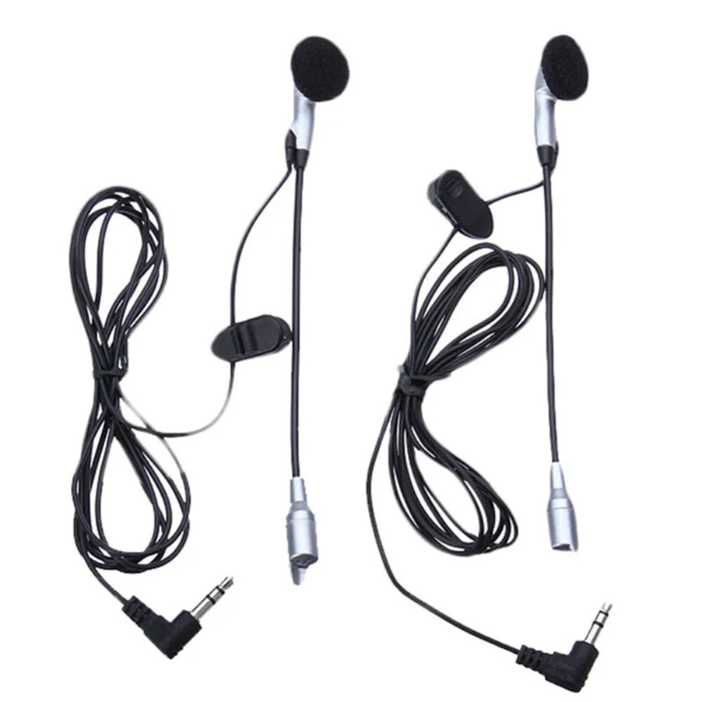 Motorcycle Audio Communication System Host Kit Helmet Intercom Headset Earphone