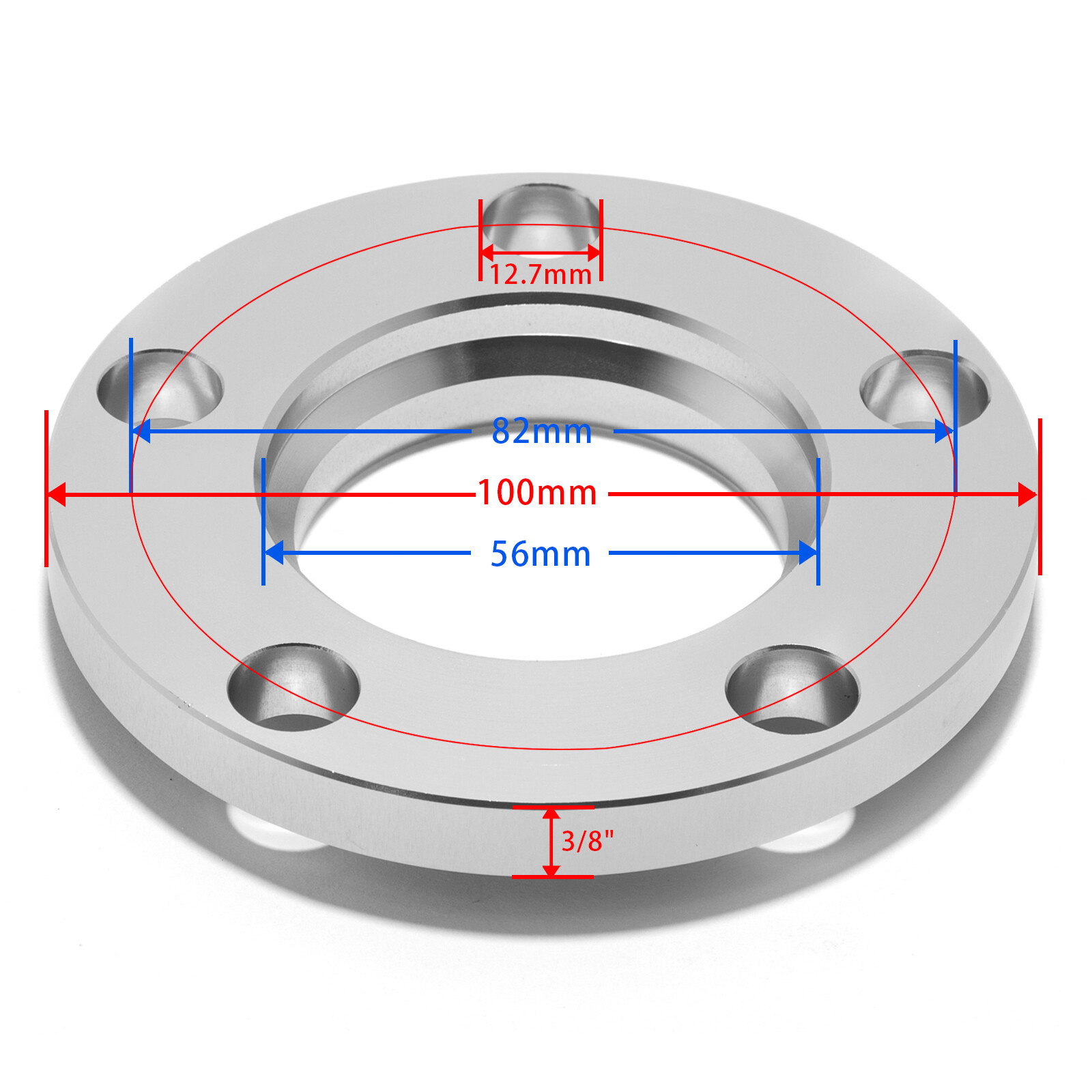 3/8″ Thick Rear Aluminum Pulley Spacer for Harley All Models 2000+ .375 Spacer