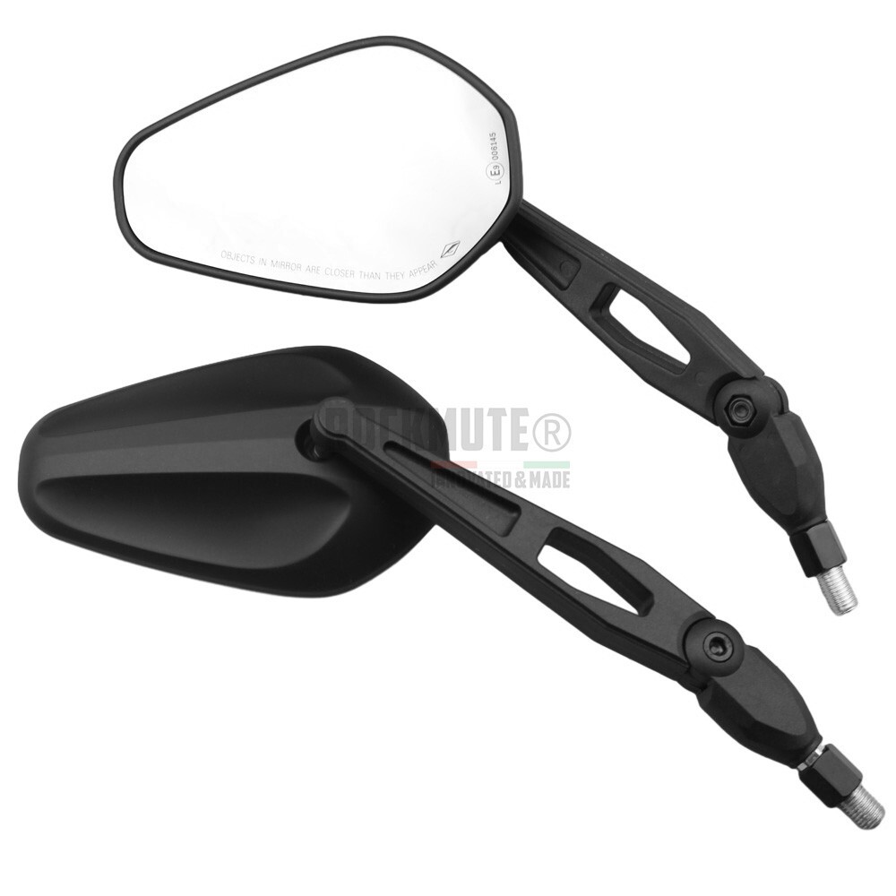 For HONDA CB300R CB500F/X CB650F/R CBF300 GROM 125 Rear View Mirror Pair Black