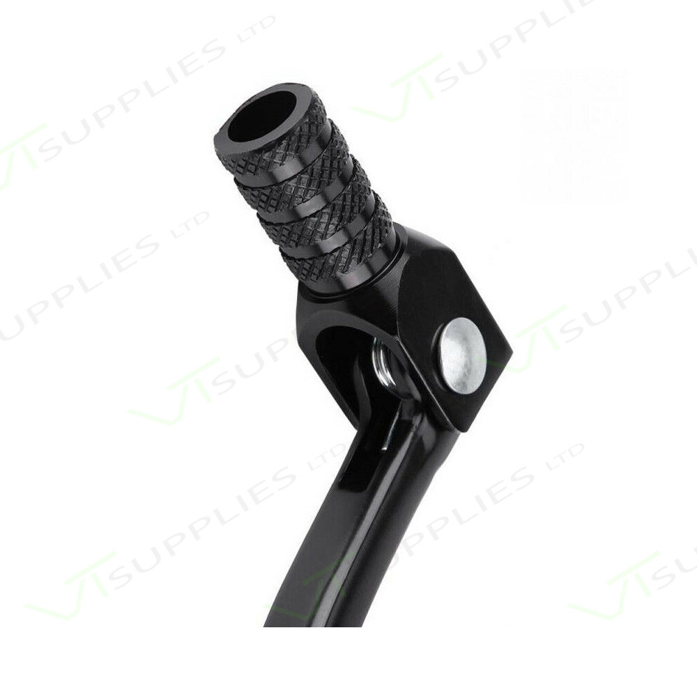 Black Universal Motorbike Gear Shifter Aluminium Alloy Foldable Shift Lever