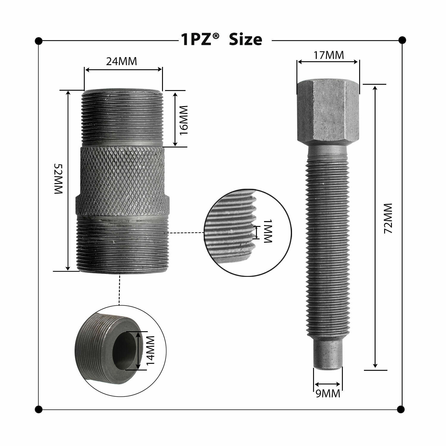27mm PULLER REMOVES FLYWHEEL MAGNETO EQU for YAMAHA YM-01189 90890-01189