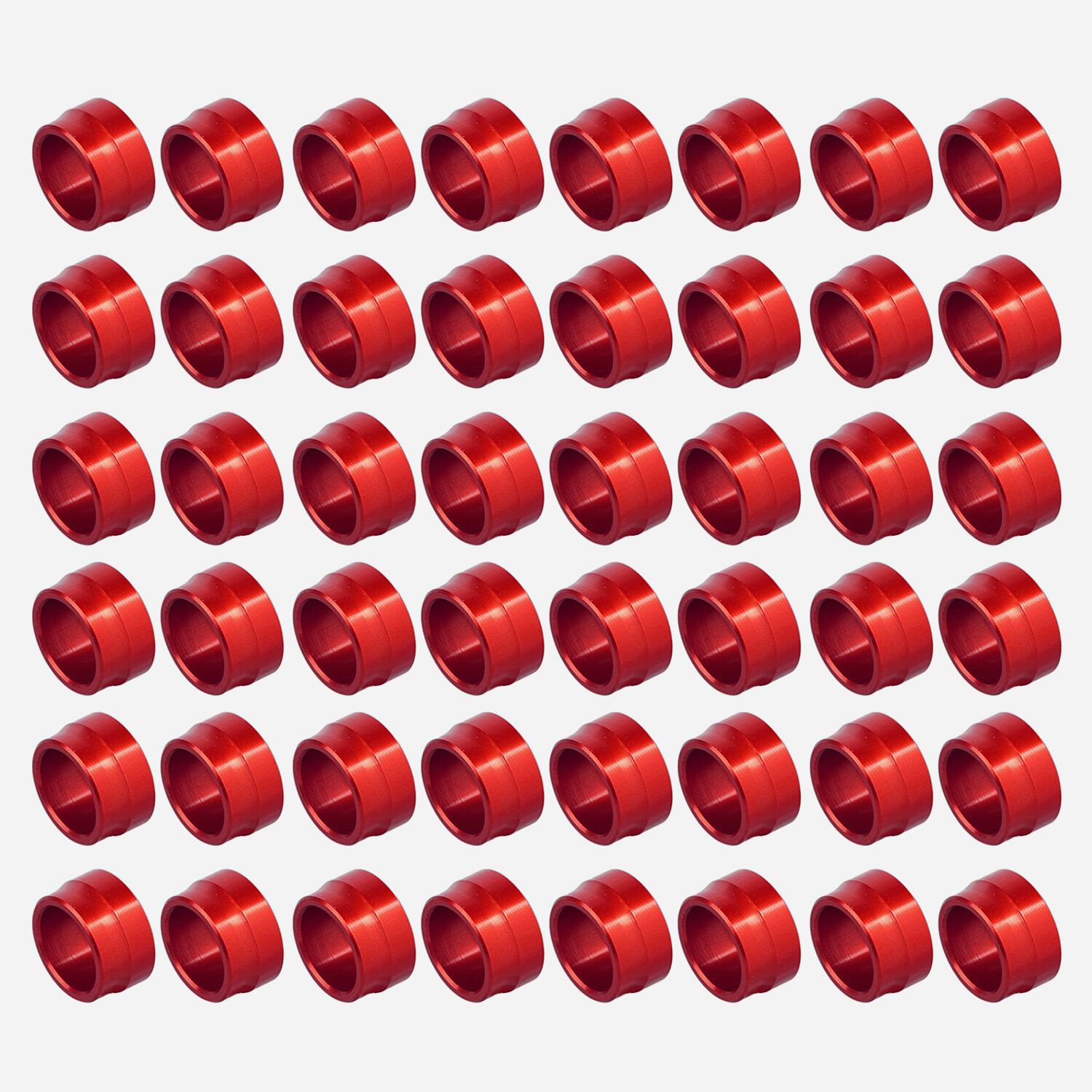 48X Red Engine Bolt Cover Caps For Harley Touring Electra Road Street Glide FLHX