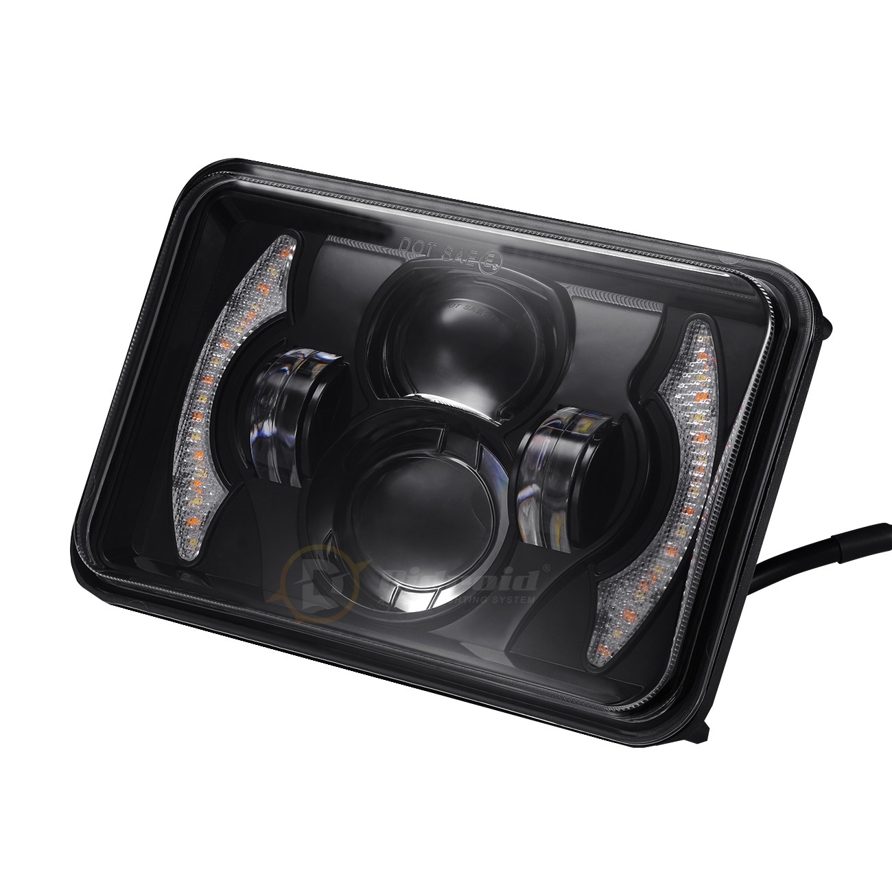 Motorcycle 4×6 inch Square LED Headlight For Yamaha BW200 350 50 XT225 350 WR250