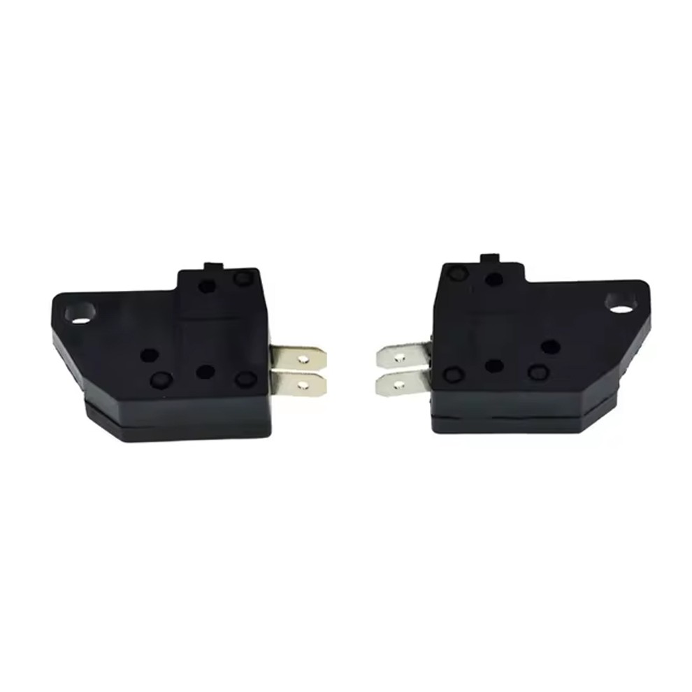 Pair Universal Motorcycle Right/Left Front Brake Stop Light Switch Press Button