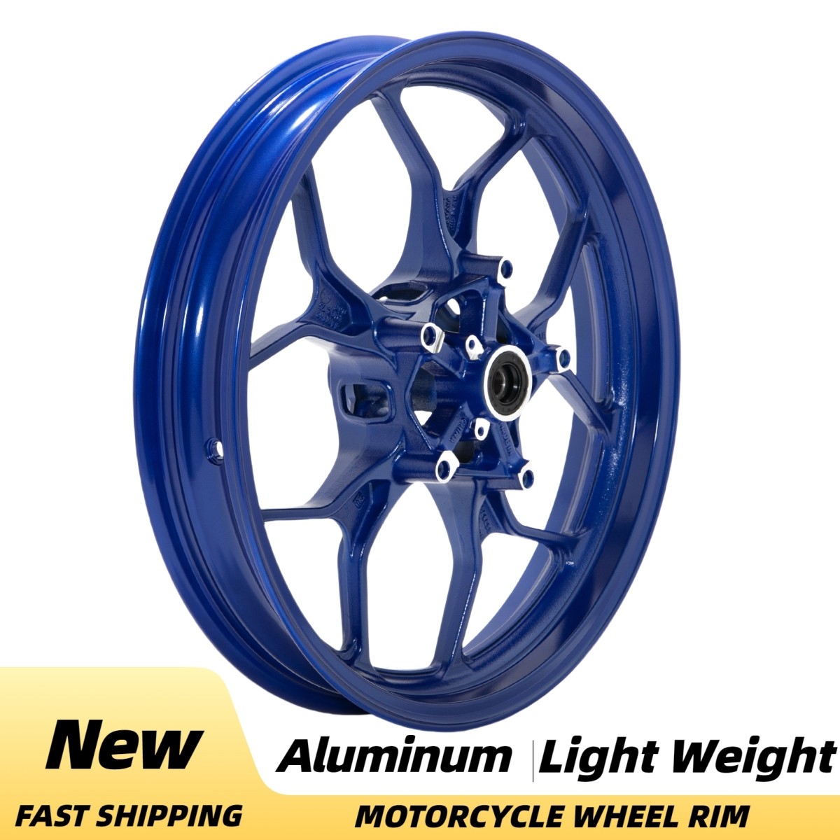 Glossy Blue 17″x2.75″ Front Tubeless Wheel for Yamaha R3 15-24 MT03 20-24 MT-25