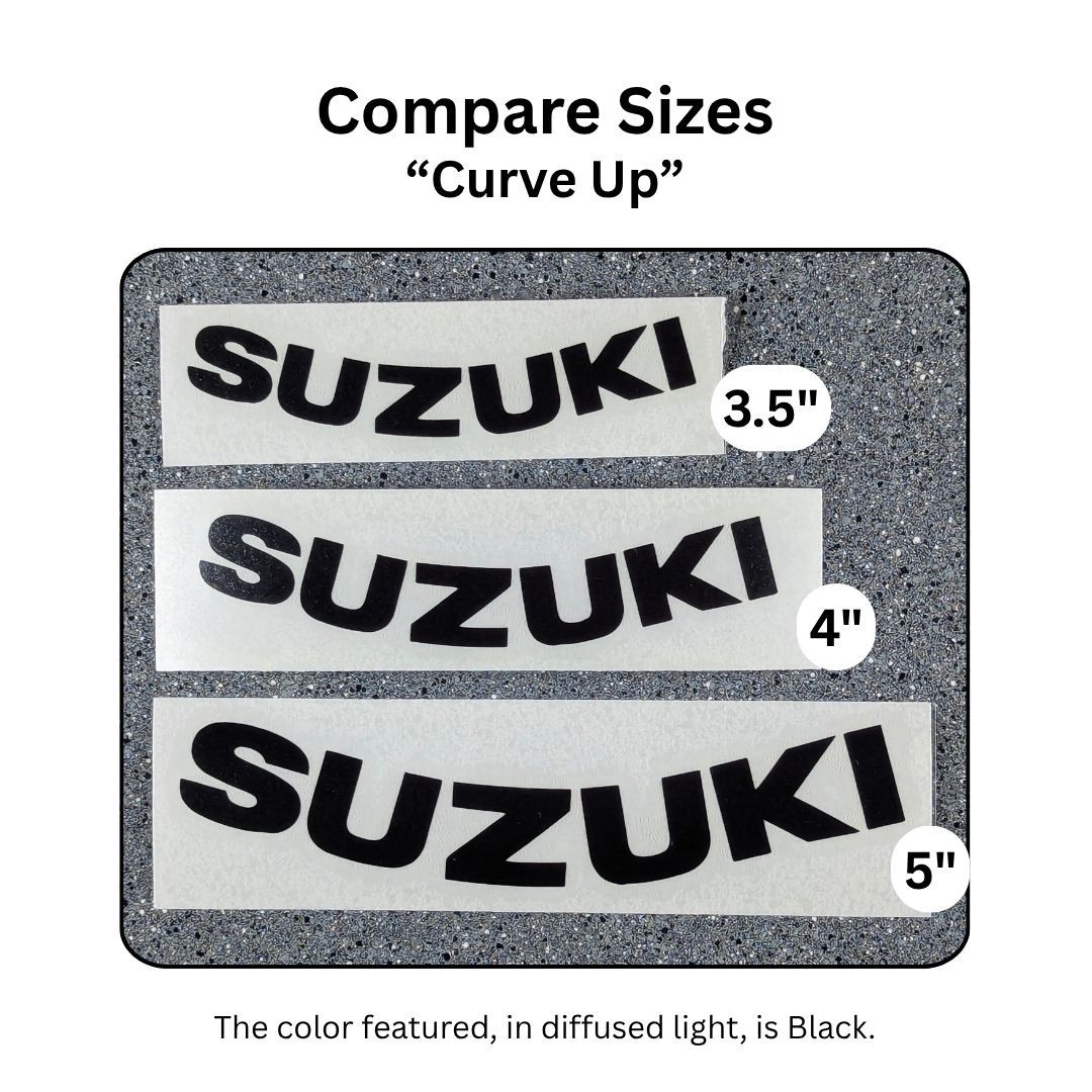 Suzuki GLOSS BLACK decals 750 stickers 600 gsxr 1000 sv 650 250 gsx f 8r moto gp