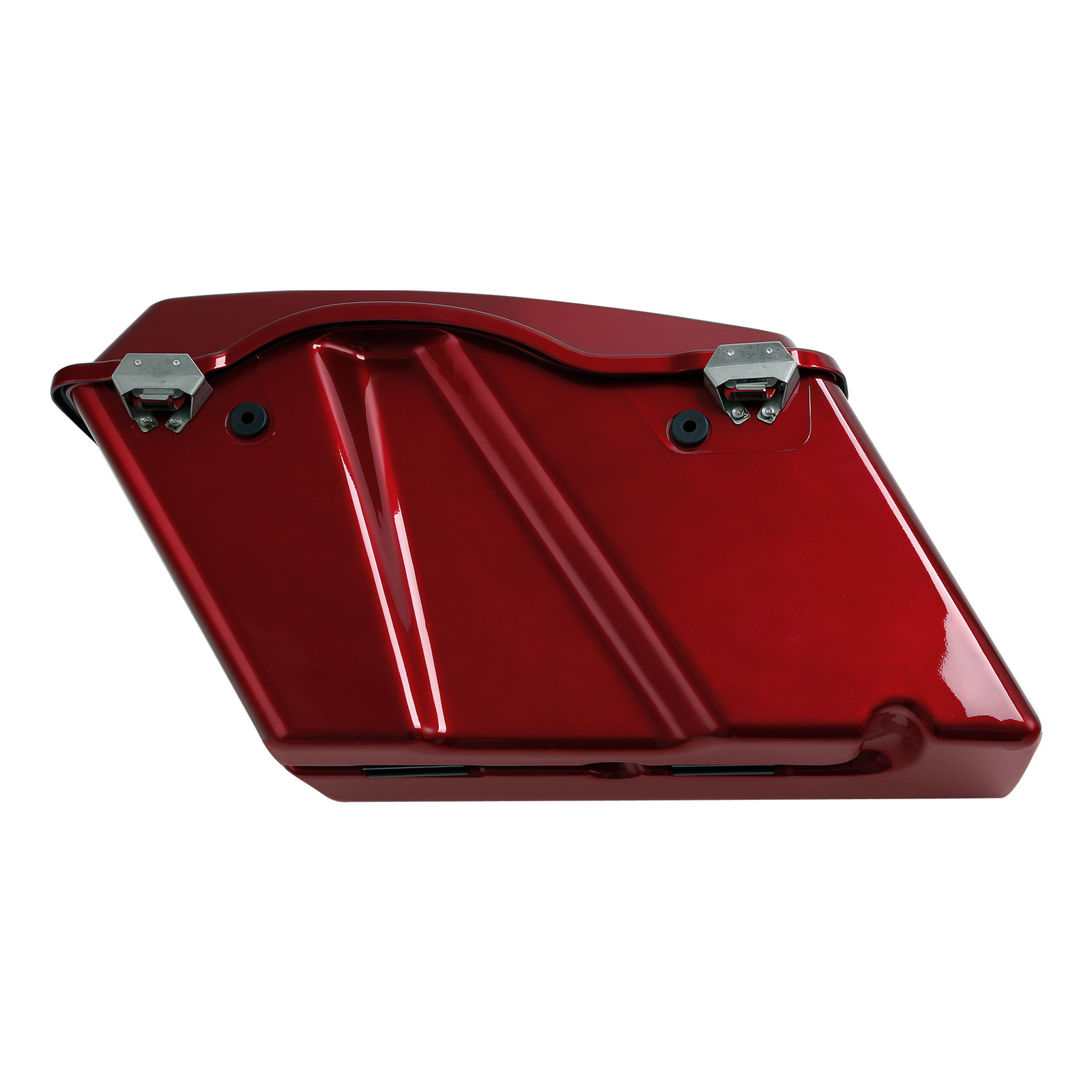 Left & Right Hard Saddlebags Red Fit For Harley Touring Road Glide 94-13