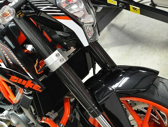 Fork Skins Guards Covers Glossy Carbon Fiber Graphics Suzuki GSX S1 S750 TL1000R