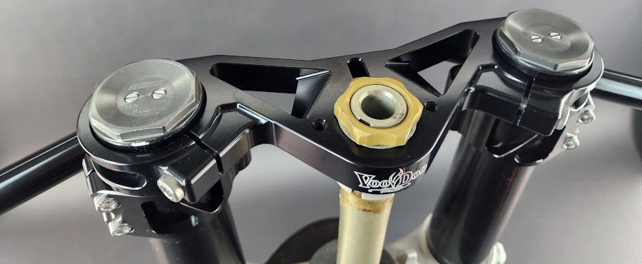 Voodoo Lowering Top Triple Clamp Clip-Ons VTTKITGSXR1L7 for GSXR1000 All 17-25