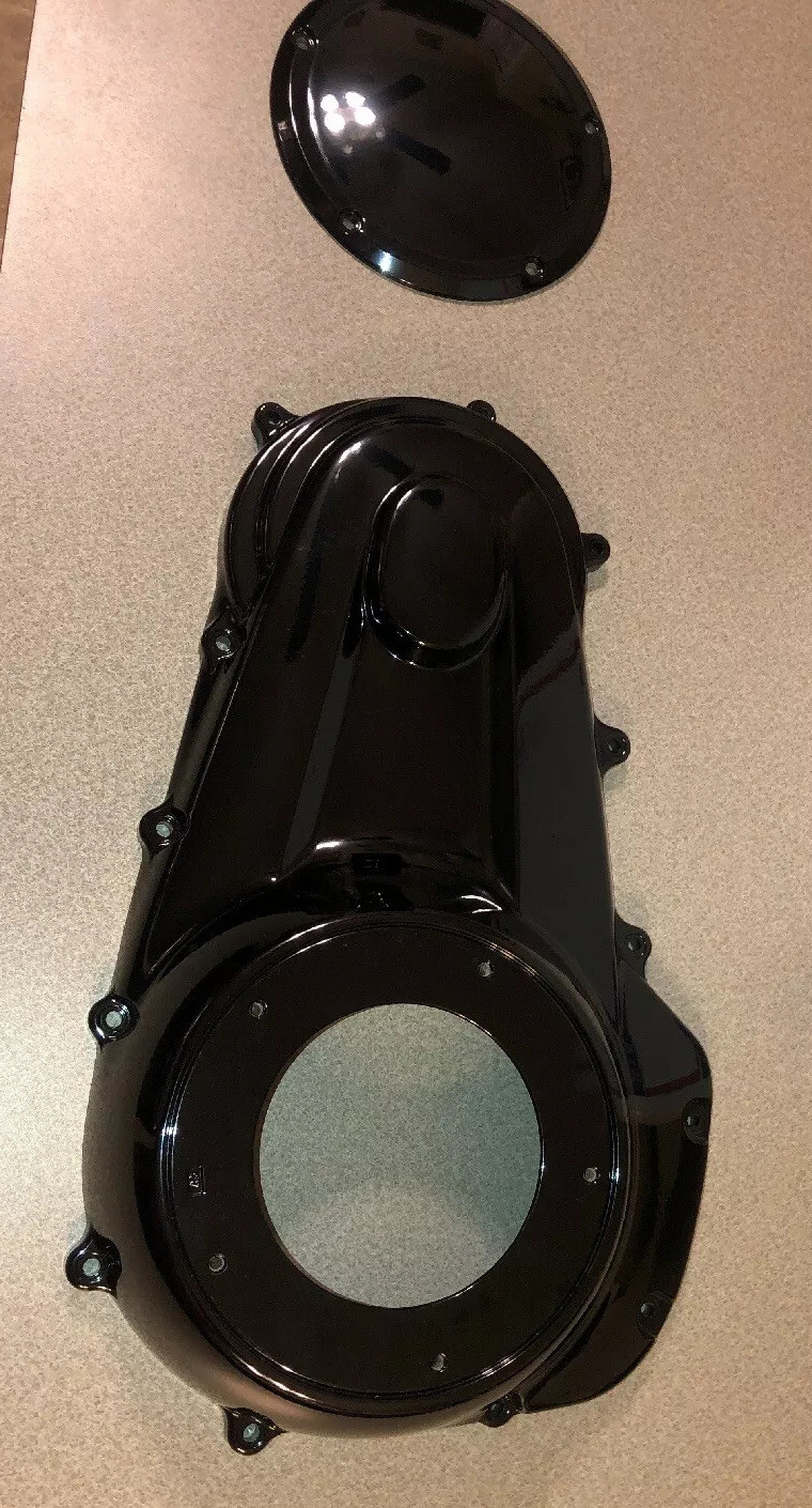 Harley primary cover Milwaukee Eight M8 GLOSS BLACK 2017-2023 TOURING MODELS