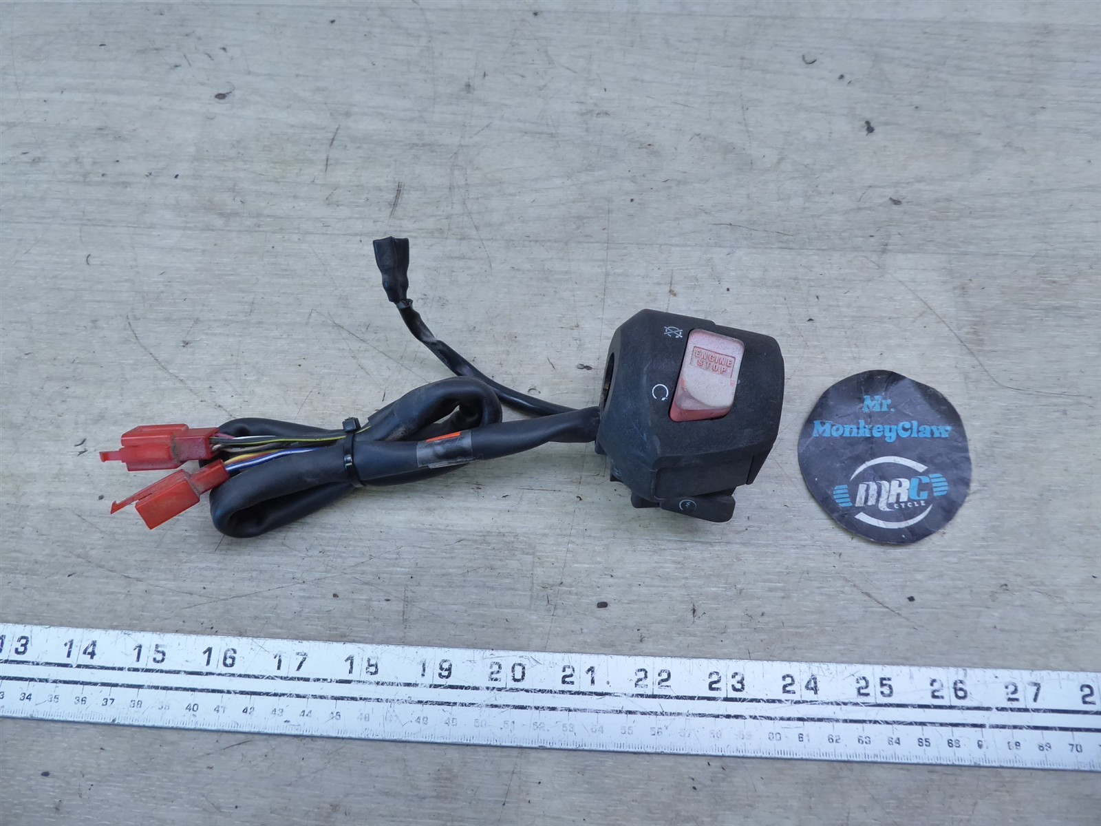 2000 Honda CBR600 F4 H20869) right hand control switch start button