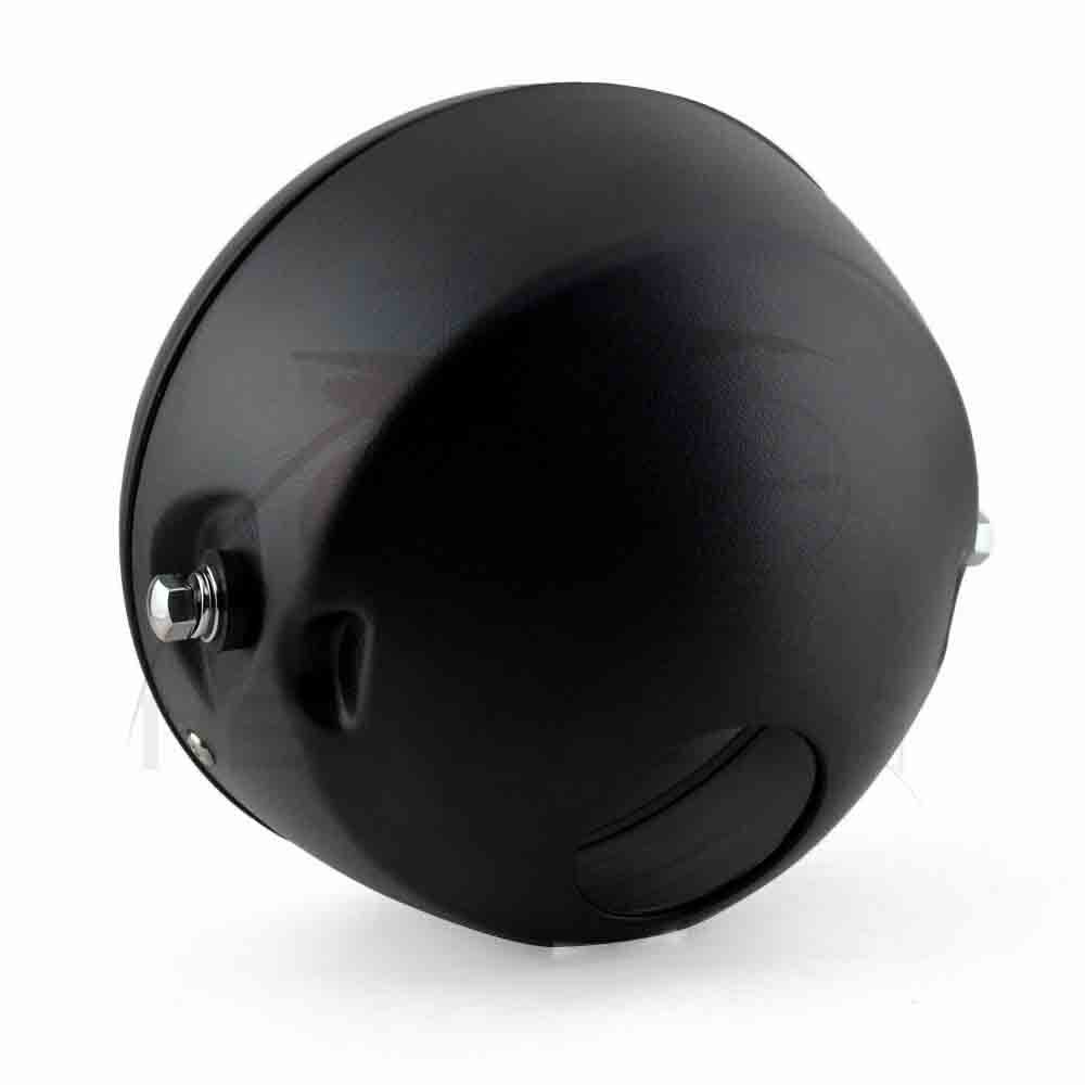7″ Motorcycle Headlight abs Housing Headlamp Light Bulb Bucket For Cafe Racer