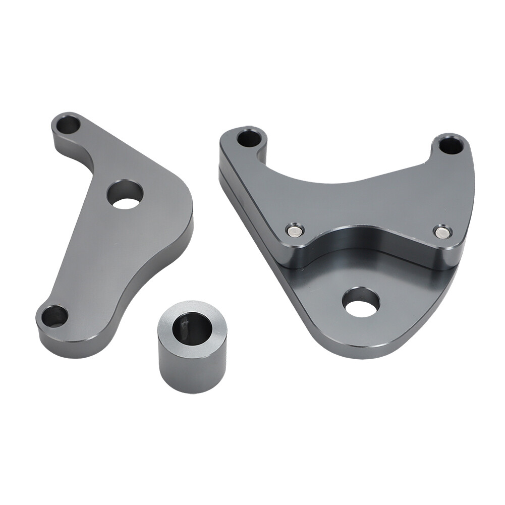 For Yamaha FJR1300 Folding Highway Foot Pegs Footrest & Mounting Plates Aluminum