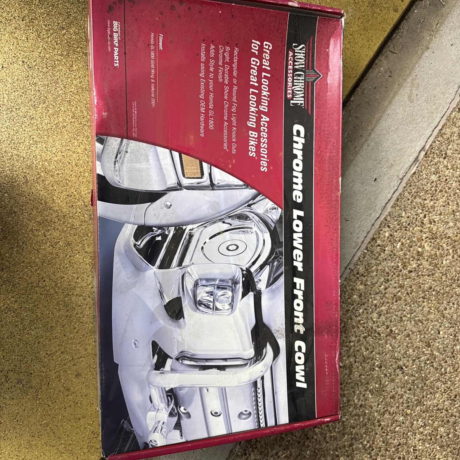 Show Chrome Accessories Honda GL1800 Lower Front Cowl Hosing Part # 52-908